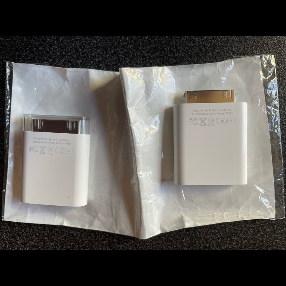 APPLE IPAD CAMERA CONNECTION KIT Card adapter Model A1362 A1358 GENUINE